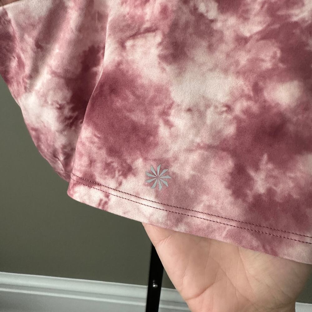 Athleta Pink Tie Dye Conscious Crop Top - Medium - Picture 4 of 5